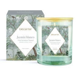 VELA DE CERA DE SOJA JAZMIN BLANCO